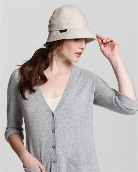 burberry rain hats for women